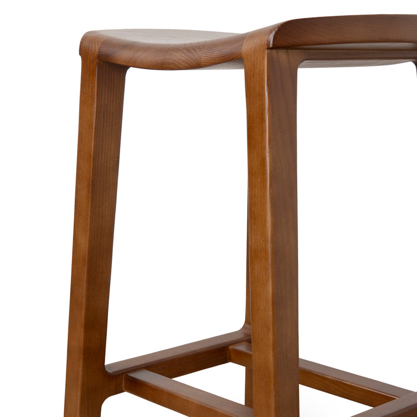 62cm Bar Stool - Walnut - View 6