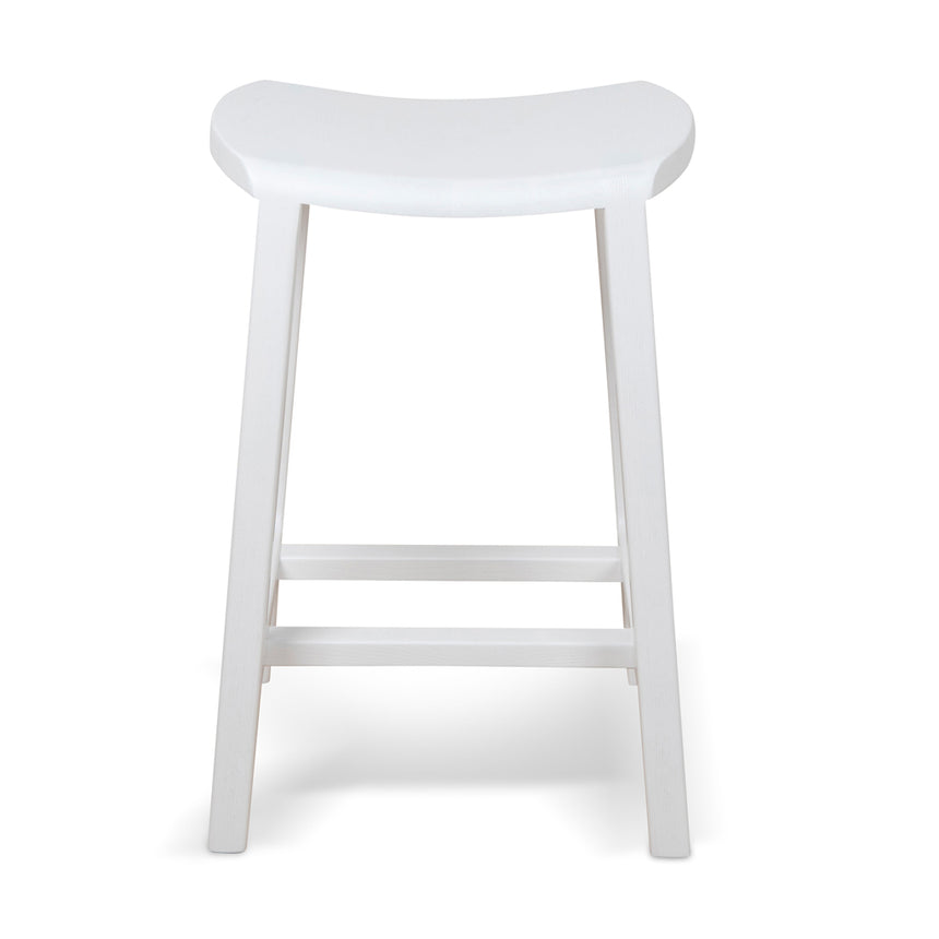 62cm Bar Stool - White - View 2