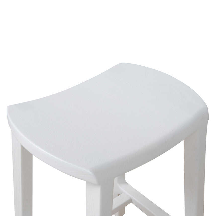 62cm Bar Stool - White - View 4