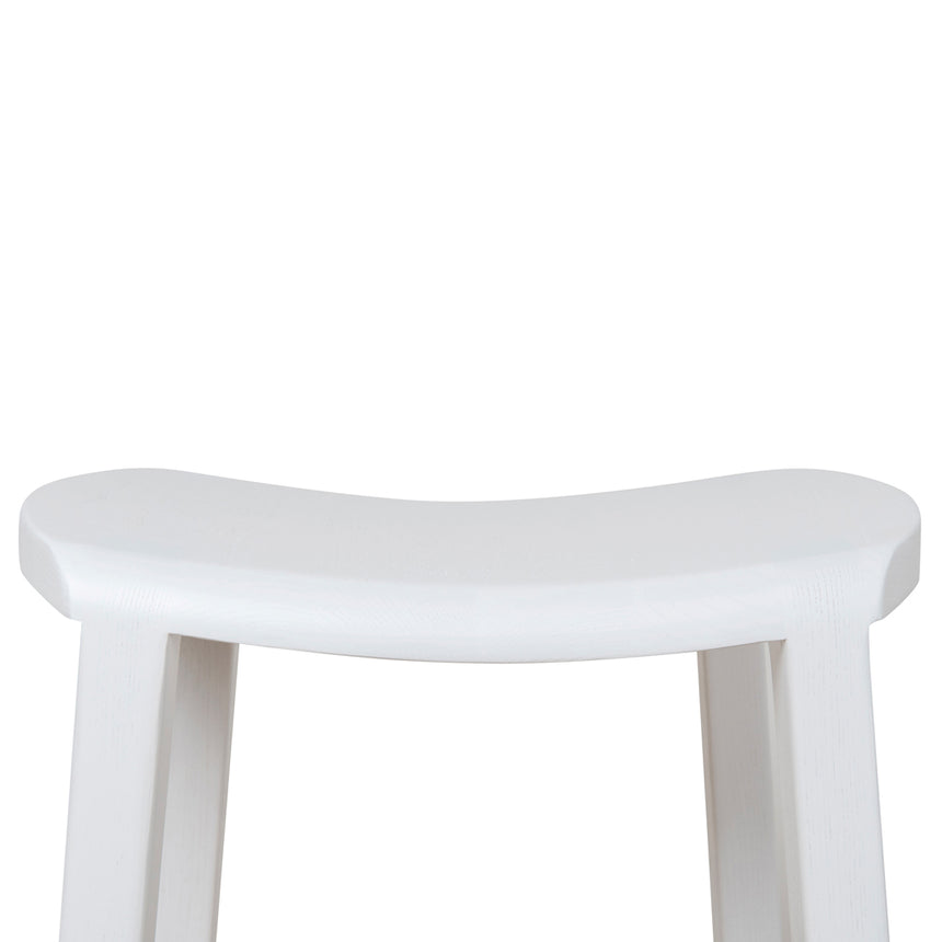 62cm Bar Stool - White - View 6