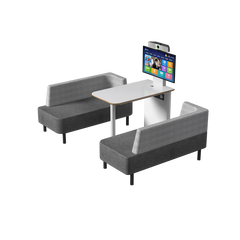 Silent Meeting Pod Large Black (4 person) by Humble Office