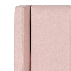 CBD6357-YO Fabric King Bed - Blush Pink with Storage