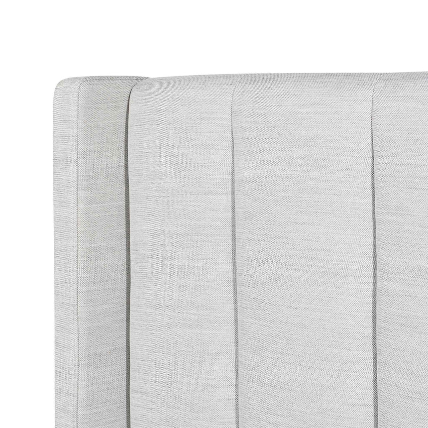 Slate Single Bed Frame | Pearl Grey Storage | Myka Home - View 4