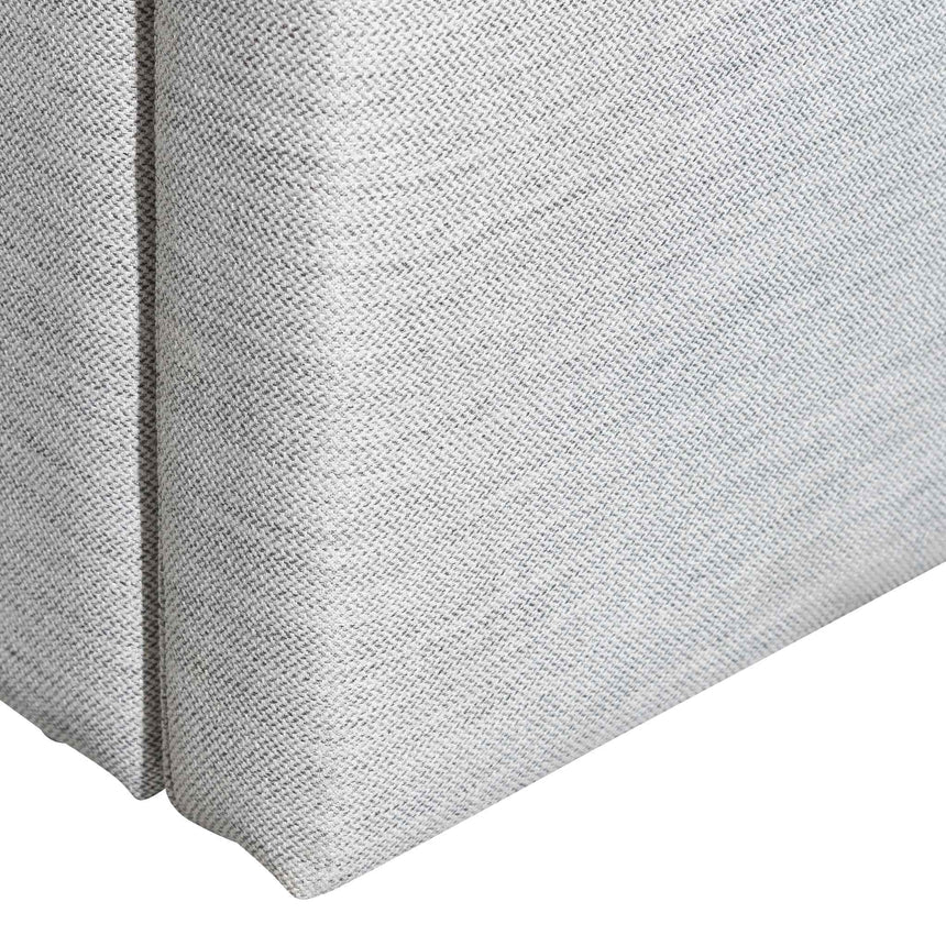 Slate Single Bed Frame | Pearl Grey Storage | Myka Home - View 7