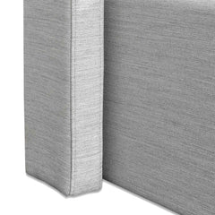 Slate Single Bed Frame | Pearl Grey Storage | Myka Home