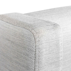 Slate Single Bed Frame | Pearl Grey Storage | Myka Home