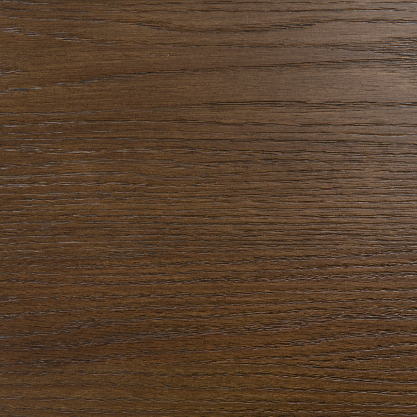 1.3m Pill Shape Console Table - Caramel Oak - View 11