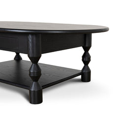 CCF10040-NI 1.4m Oval Coffee Table - Black