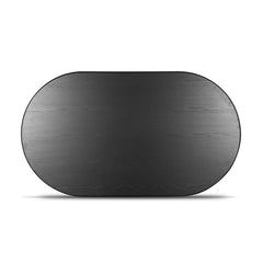 CCF10040-NI 1.4m Oval Coffee Table - Black