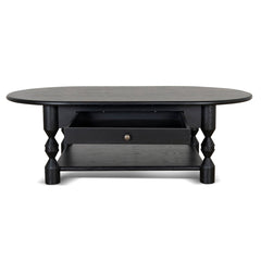CCF10040-NI 1.4m Oval Coffee Table - Black
