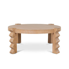 CCF10044-NI 100cm Round Coffee Table - Natural
