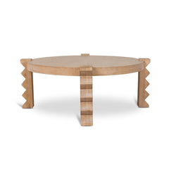 CCF10044-NI 100cm Round Coffee Table - Natural