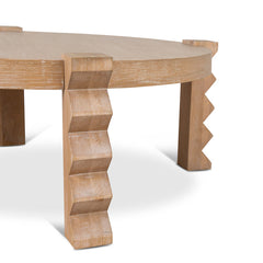 CCF10044-NI 100cm Round Coffee Table - Natural