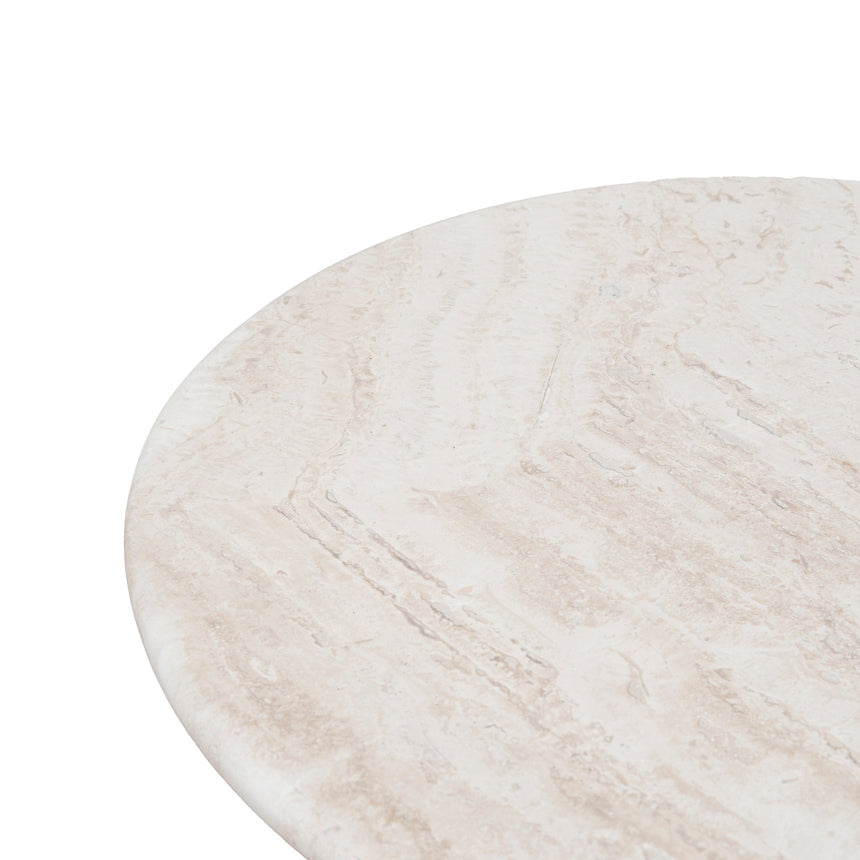Nested Travertine Coffee Table - White - View 19