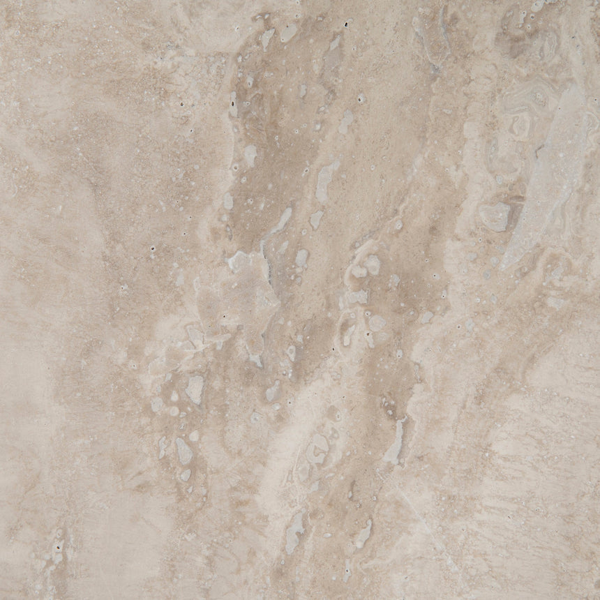 Nested Travertine Coffee Table - White - View 14