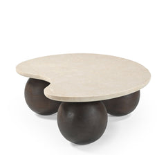 1.04M Marble Coffee Table | Walnut | Myka Home