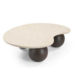 1.04M Marble Coffee Table | Walnut | Myka Home