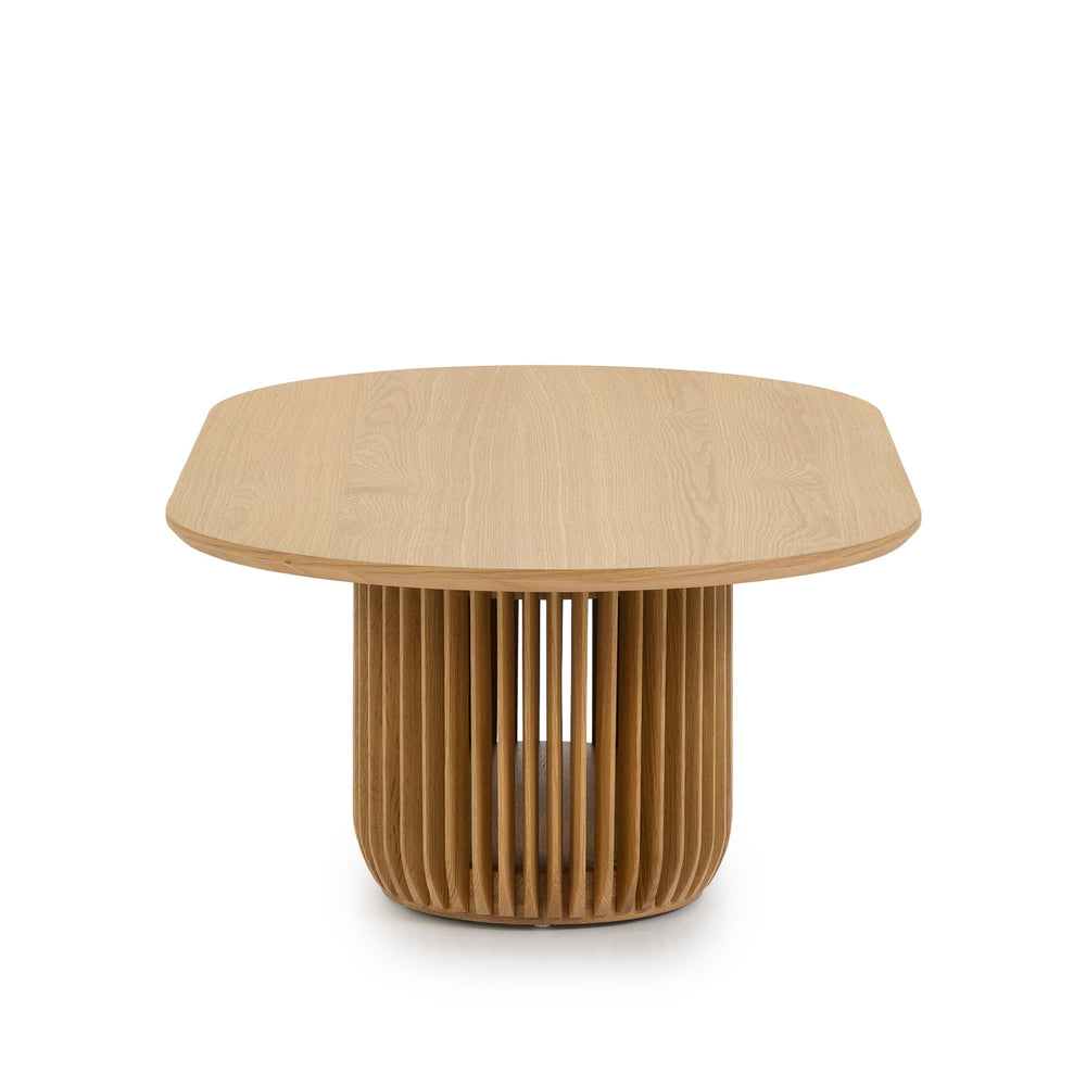 1.3m Oval Coffee Table | Natural | Myka Home - View 3