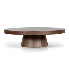 1.1m Round Coffee Table | Walnut | Myka Home