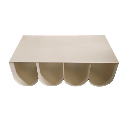 1.1cm Coffee Table | Ivory White | Myka Home