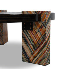 93cm Round Coffee Table | Black | Myka Home