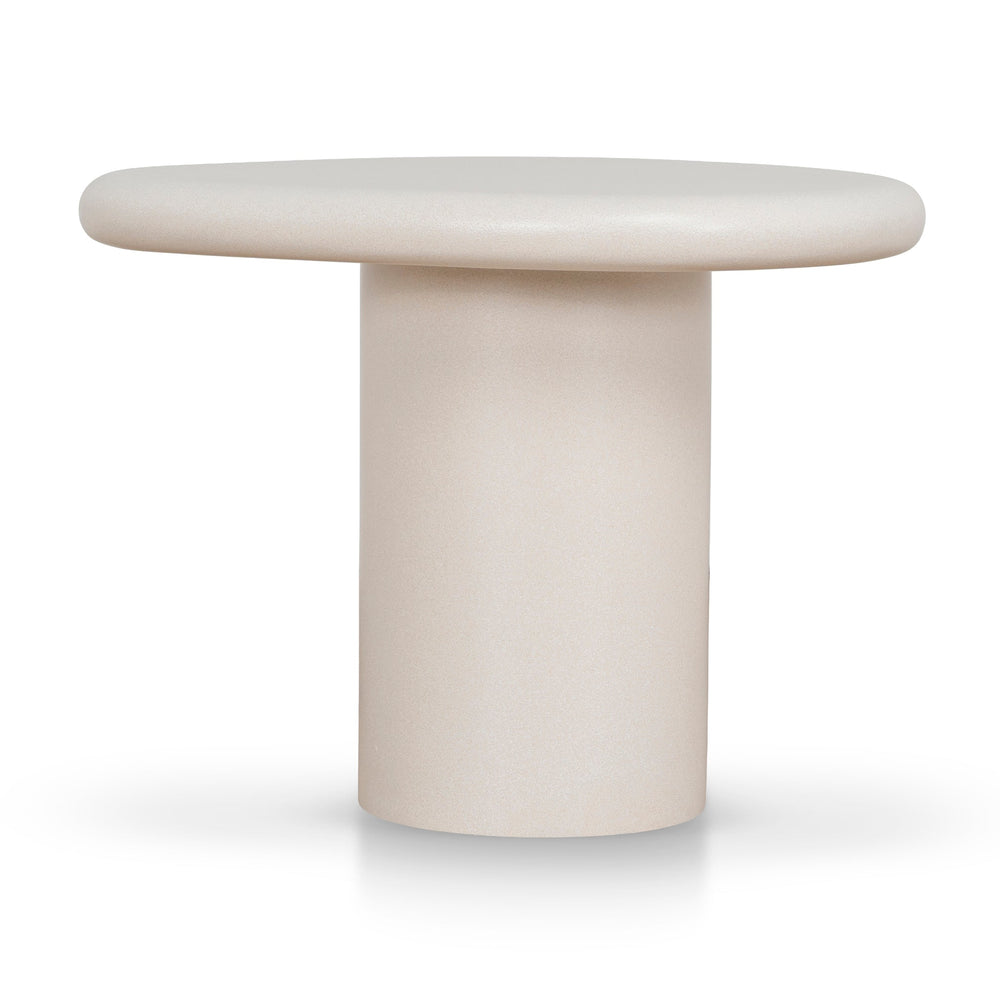 60cm Side Table | Ivory Beige | Myka Home - View 2