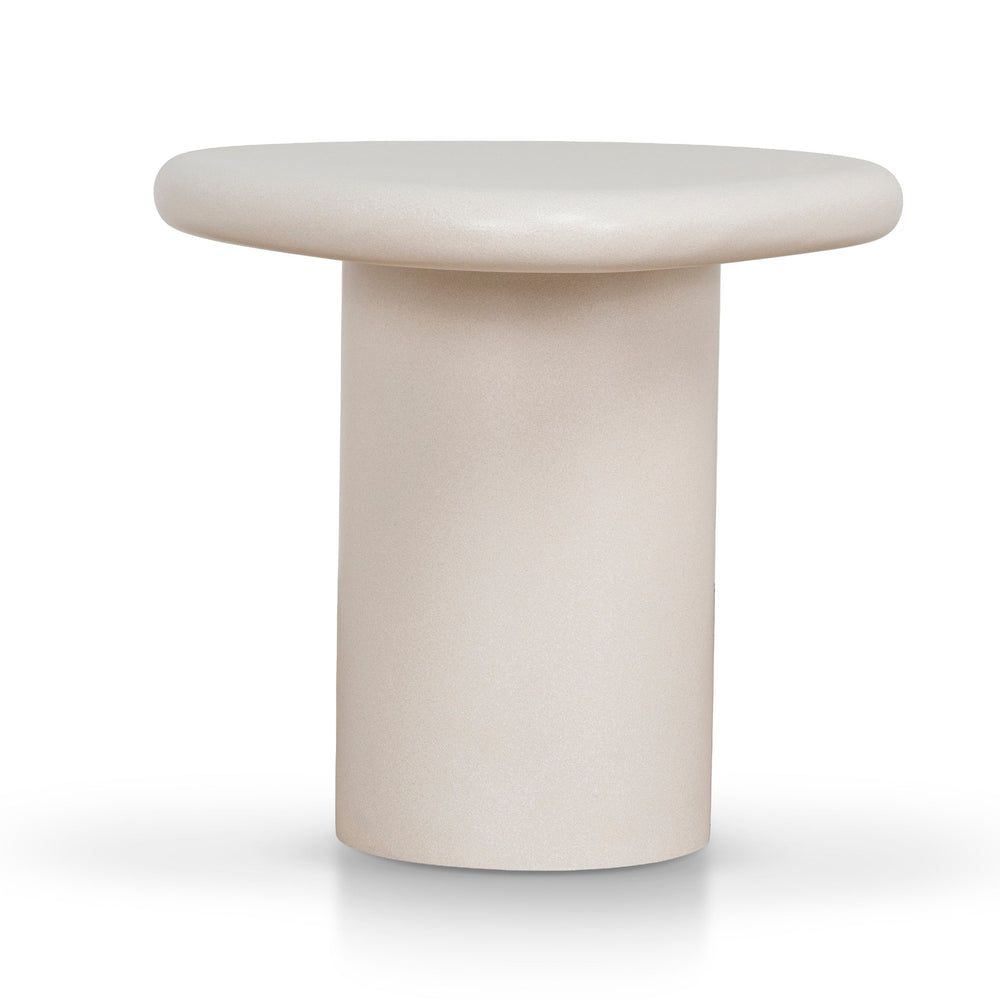 60cm Side Table | Ivory Beige | Myka Home - View 3