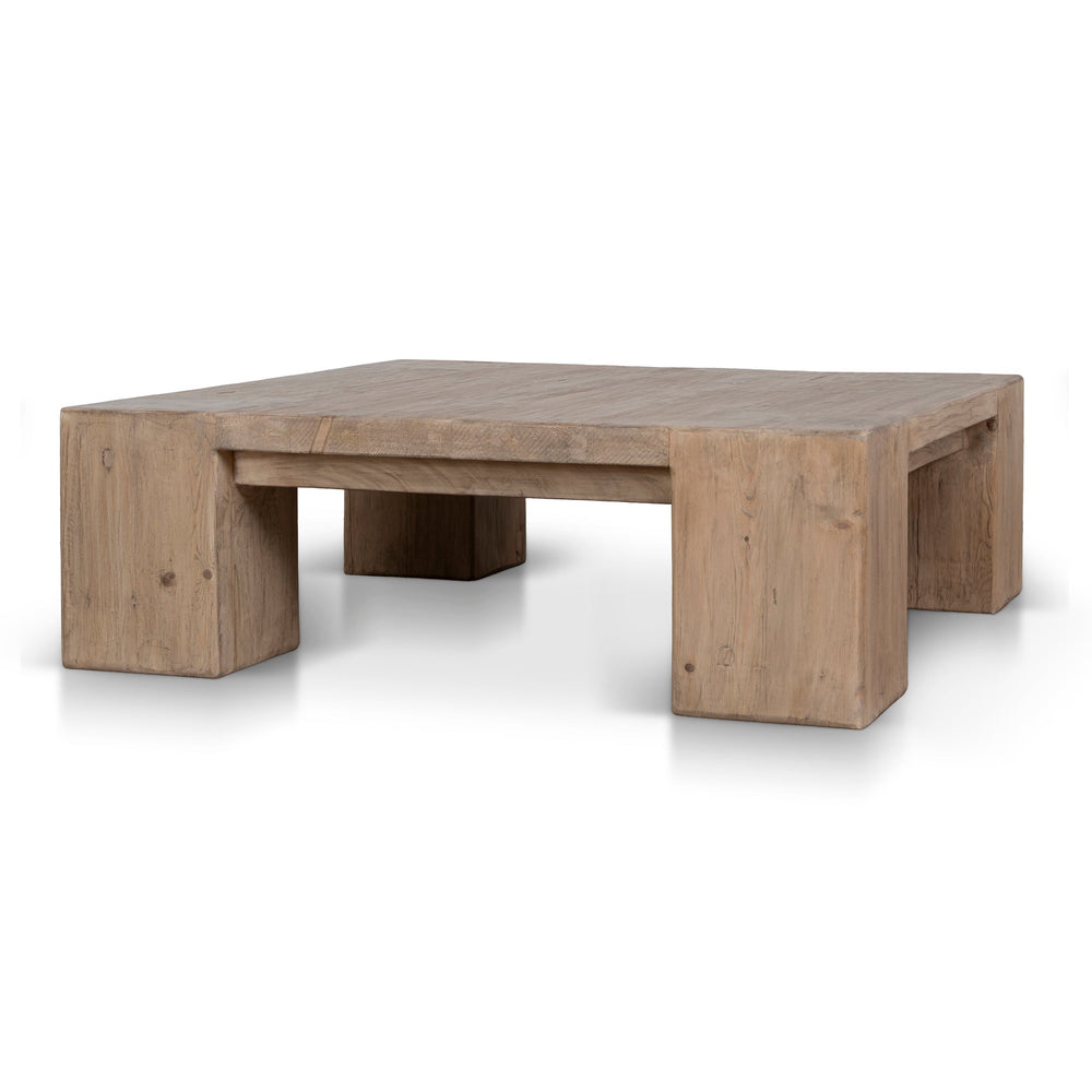1.1m Elm Square Coffee Table | Natural | Myka Home