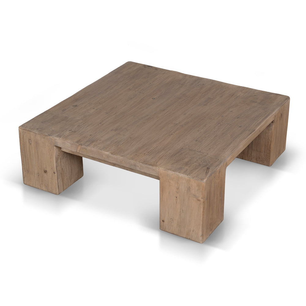 1.1m Elm Square Coffee Table | Natural | Myka Home - View 4