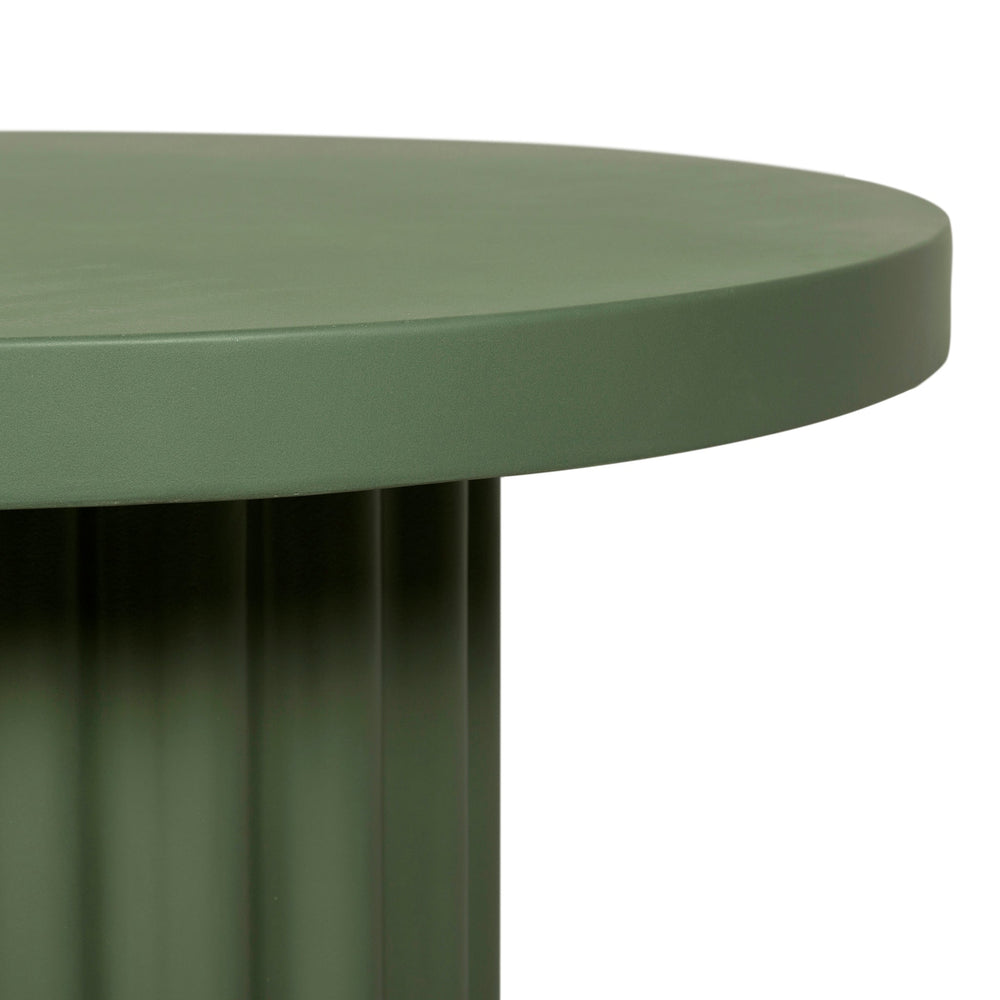 90cm Concrete Coffee Table | Green | Myka Home - View 5