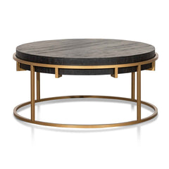 Ex Display - CCF2933-NI 100cm Round Coffee Table - Golden