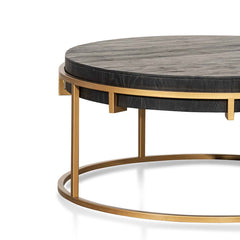 Ex Display - CCF2933-NI 100cm Round Coffee Table - Golden