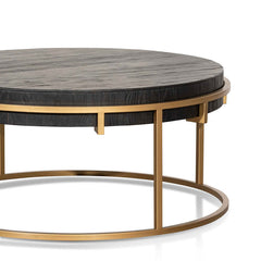 Ex Display - CCF2933-NI 100cm Round Coffee Table - Golden