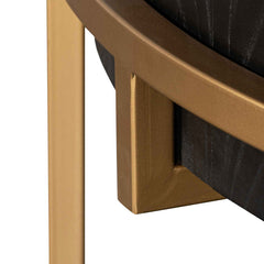 Ex Display - CCF2933-NI 100cm Round Coffee Table - Golden