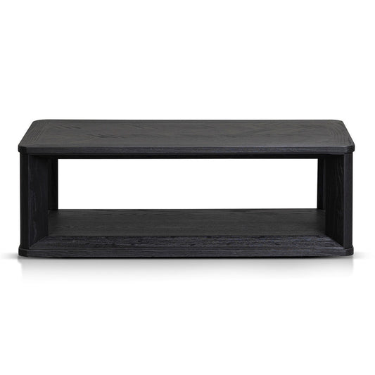 CCF6084-CH Square ELM Coffee Table - Black