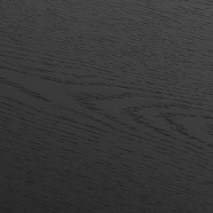 CCF6417-CN 100cm Wooden Round Coffee Table - Black