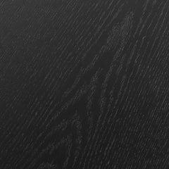 CCF6417-CN 100cm Wooden Round Coffee Table - Black