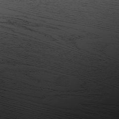 CCF6421-CN 1.1m Wooden Round Coffee Table - Black