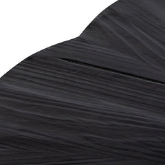 CCF6477-NI 100cm Round Coffee Table - Full Black