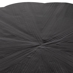 CCF6477-NI 100cm Round Coffee Table - Full Black