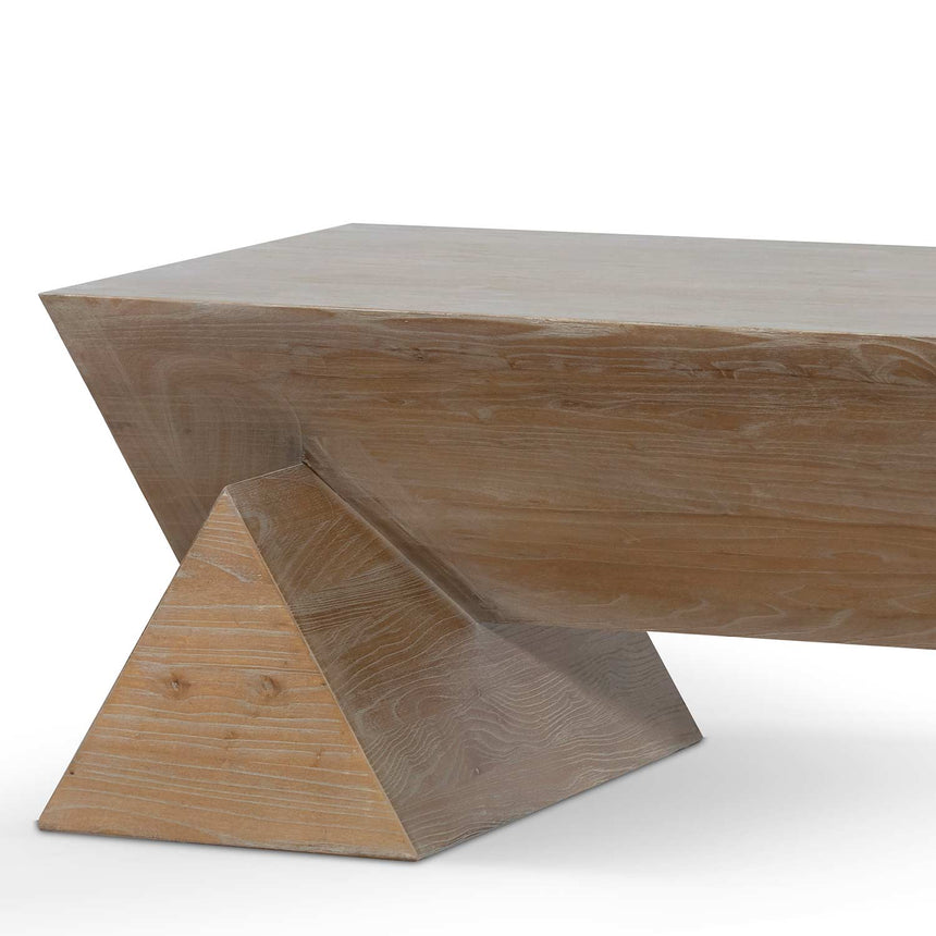 1.52m Elm Coffee Table - Natural - View 6