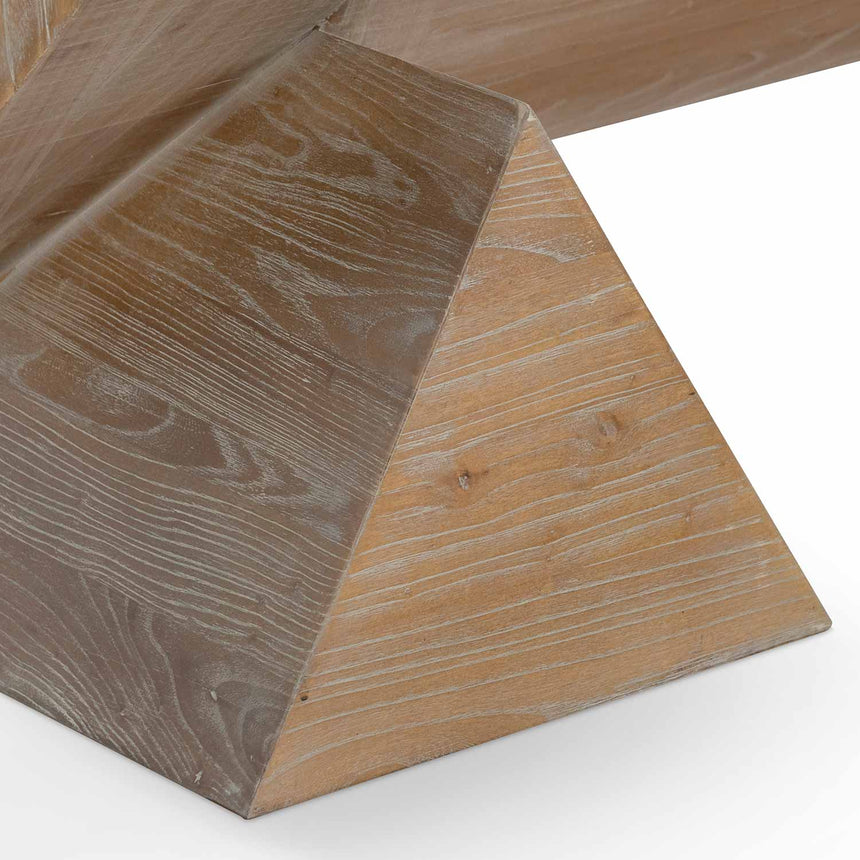 1.52m Elm Coffee Table - Natural - View 9