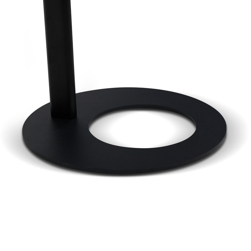50cm Wooden Side Table - Full Black - View 5
