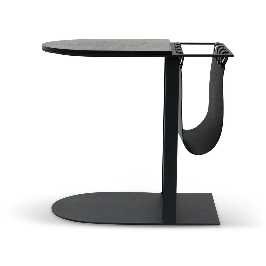 55cm Side Table - Full Black - View 2