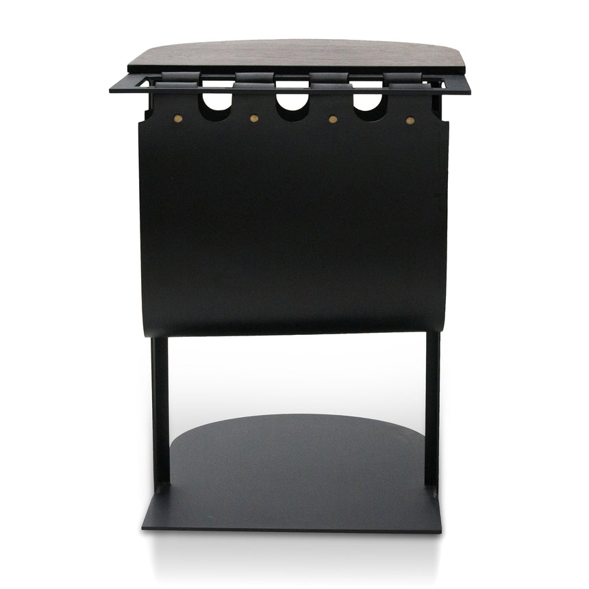 55cm Side Table - Full Black - View 4