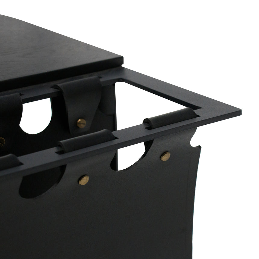 55cm Side Table - Full Black - View 6