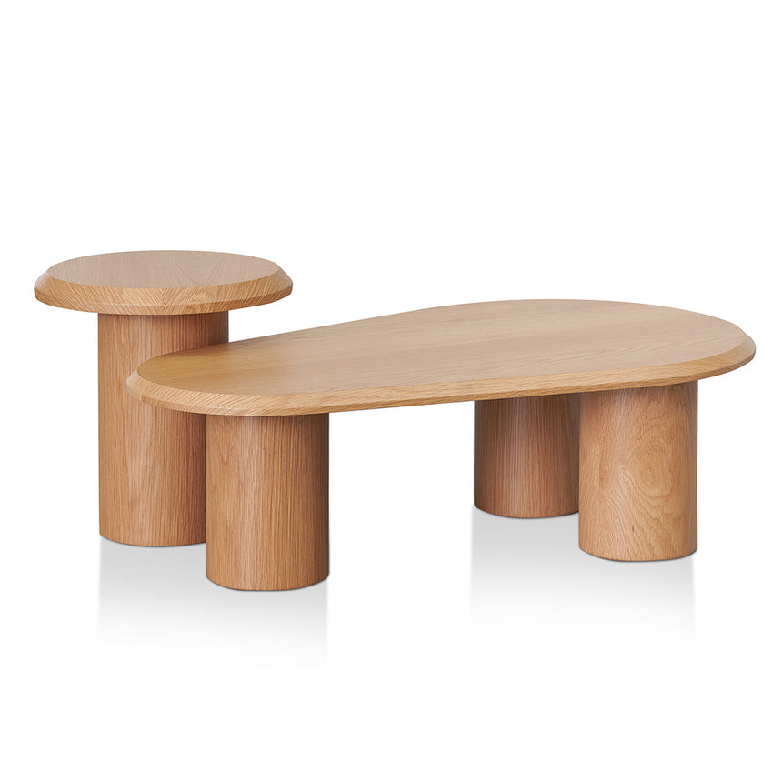 Nested Coffee Table | Natural Oak | Myka Home - View 2
