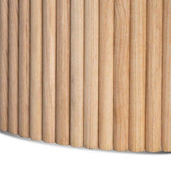 CCF8269-DW 1.3m Marble Top Oval Coffee Table - Natural