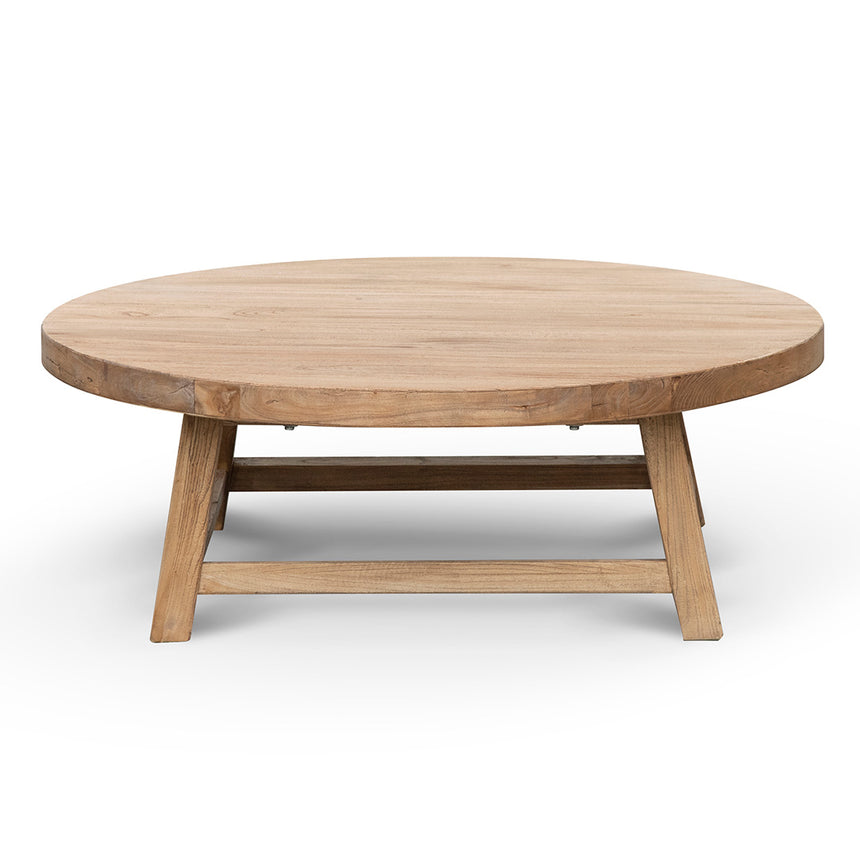 100cm Elm Coffee Table - Natural - View 2