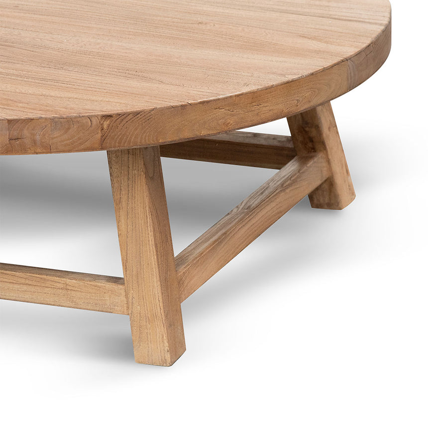 100cm Elm Coffee Table - Natural - View 3